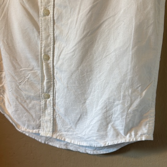 Place Boys White Cotton Short Sleeve Button Down Shirt Size 16 XXL - Picture 10 of 13